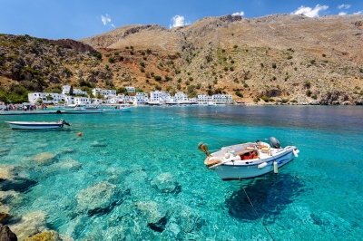 Kreta Bucht von Loutro (gorelovs / stock.adobe.com)  lizenziertes Stockfoto 
Información sobre la licencia en 'Verificación de las fuentes de la imagen'